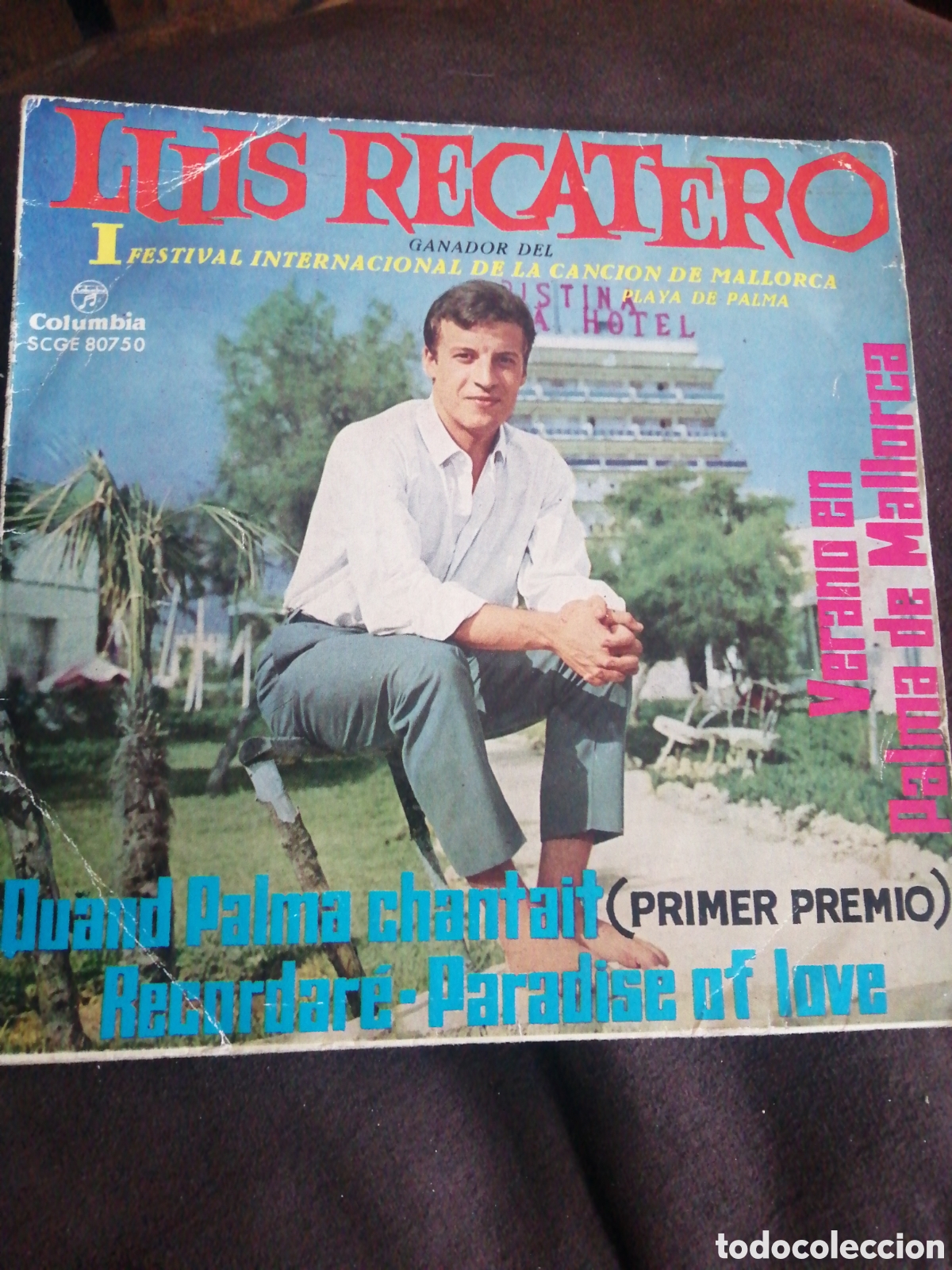 Discos de vinilo: LUIS RECATERO, DISCO VINILO EPS 1964 - Foto 1