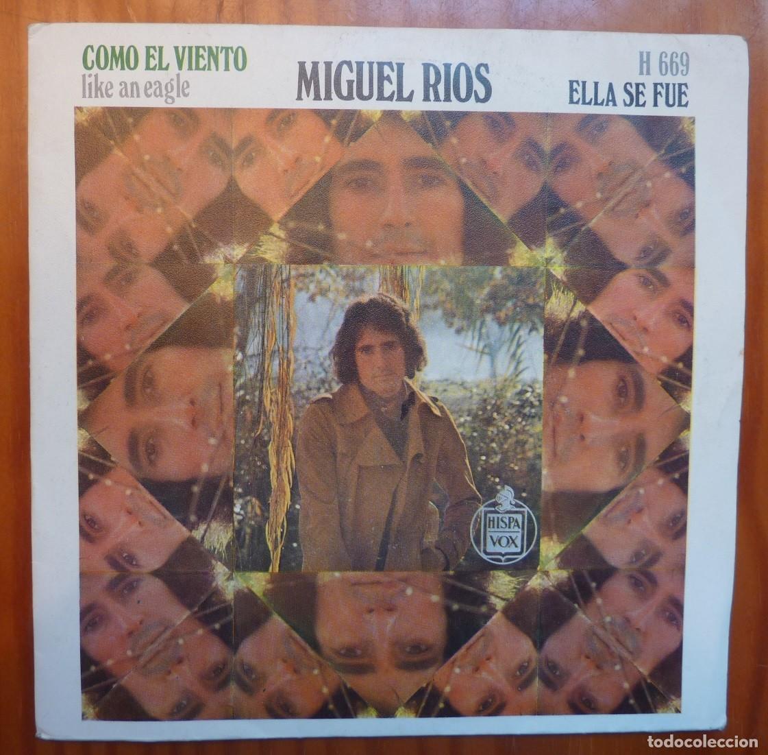 Discos de vinilo: MIGUEL RIOS / COMO EL VIENTO / 1970 / SINGLE - Foto 1