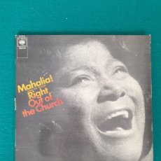 Discos de vinilo: MAHALIA!* – SINGS THE GOSPEL RIGHT OUT OF THE CHURCH. Lote 364699041