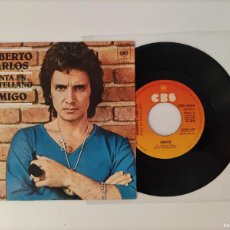 Discos de vinilo: SINGLE 73 ROBERTO CARLOS - AMIGO, CABALGADA 1978. Lote 364711466