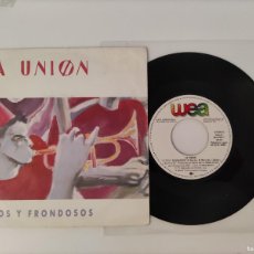 Discos de vinilo: SINGLE 84 LA UNIÓN - ALTOS Y FRONDOSOS, LA MÁQUINA DEL TIEMPO 1985. Lote 364719646