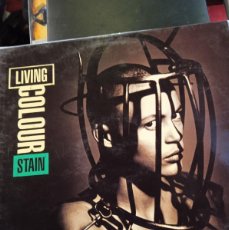 Discos de vinilo: LIVING COLOUR- STAIN. LP. Lote 364748561