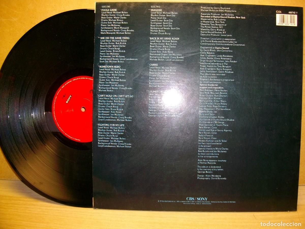 Discos de vinilo: Michael Bolton &ndash; Michael Bolton LP - Foto 2