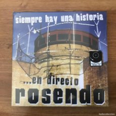 Discos de vinilo: ROSENDO - SIEMPRE HAY UNA HISTORIA... EN DIRECTO (1999) - LP DOBLE + CD REEDICIÓN DRO 2022 NUEVO. Lote 364790651