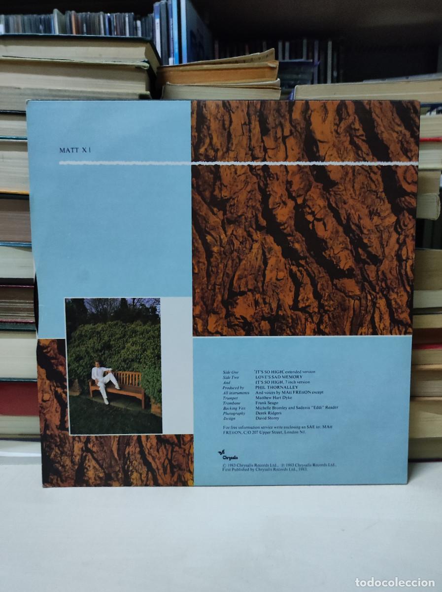 Discos de vinilo: Matt Fretton &ndash; Its So High, Extended Version - Foto 2