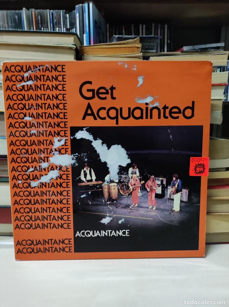 Discos de vinilo: Acquaintance &ndash; Get Acquainted - Foto 1