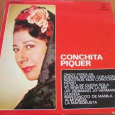 Discos de vinilo: CONCHITA PIQUER - CONCHITA PIQUER. LP RE-EDICIÓN ESPAÑOLA 12” DE 1970. COMO NUEVO. Lote 364804766