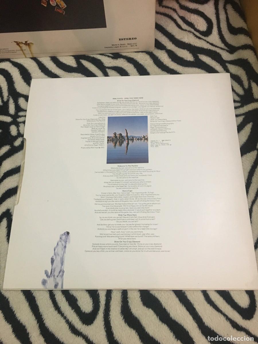 Discos de vinilo: Pink Floyd &lrm;&ndash; Wish You Were Here - Foto 6
