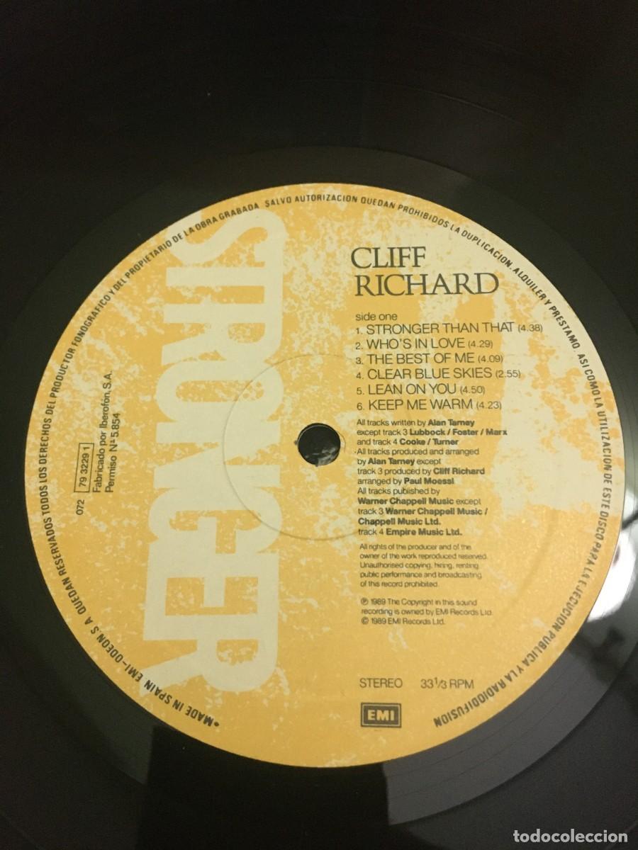 Discos de vinilo: Cliff Richard &lrm;&ndash; Stronger - Foto 5