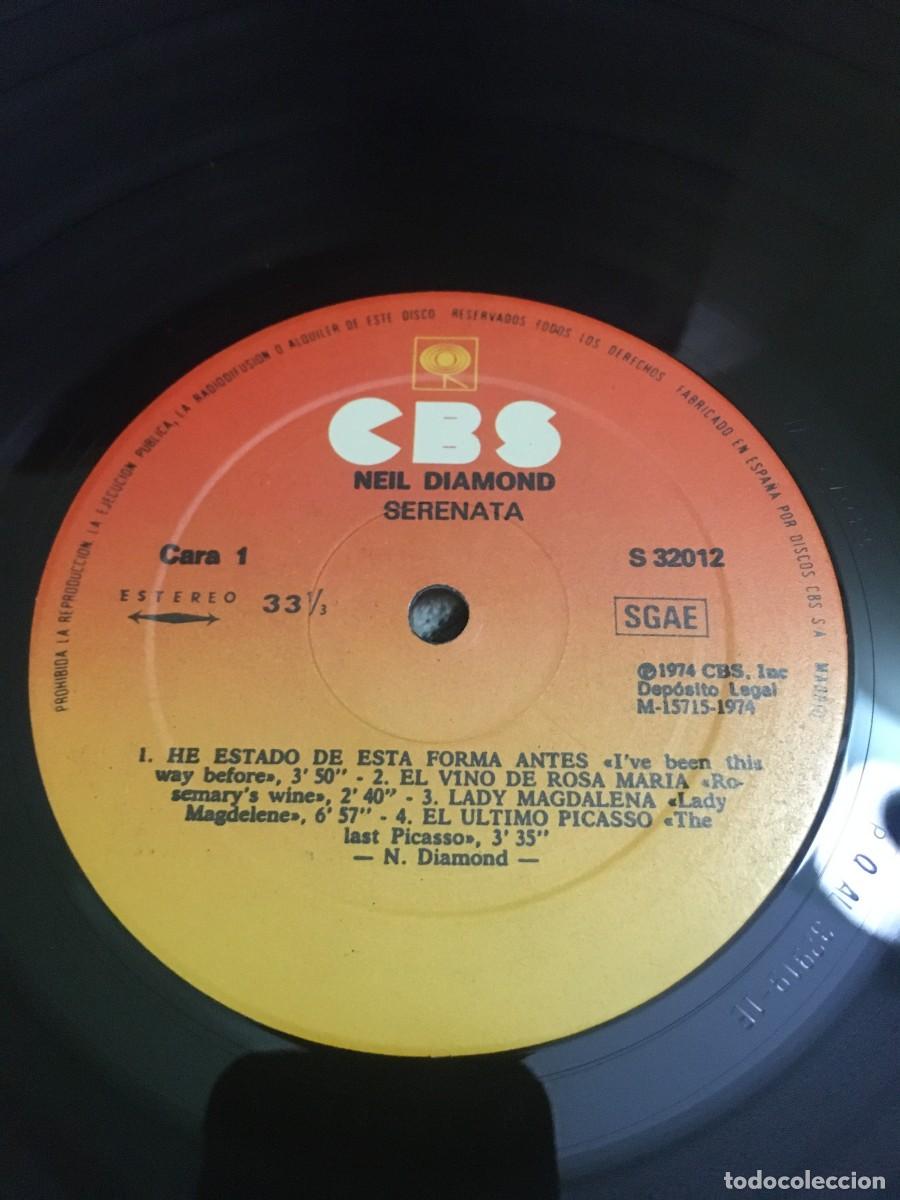 Discos de vinilo: Neil Diamond &lrm;&ndash; Serenade = Serenata - Foto 4