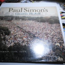 Discos de vinilo: LP DOBLE PAUL SIMON'S. CONCERT IN THE PARK. WARNER 1991 GERMANY CARPETA DOBLE (BUEN ESTADO). Lote 364889181