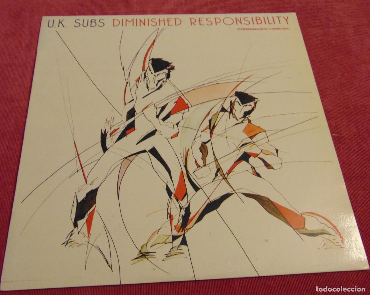 Discos de vinilo: U.K. Subs &ndash; Diminished Responsibility - LP EDICION ESPA&Ntilde;OLA 1981 - Foto 1