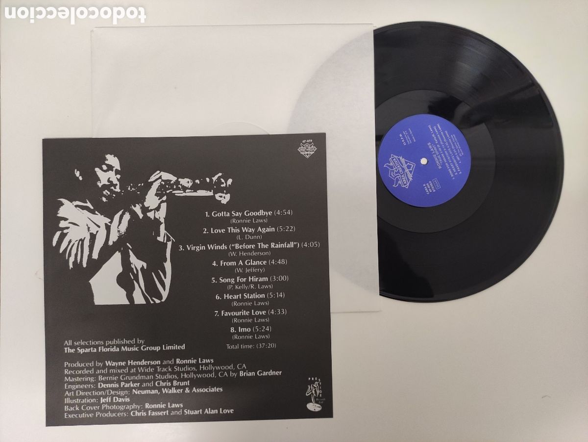 Discos de vinilo: Ronnie Laws &ndash; True Spirit - Area Creativa &ndash; 4P-059 - 1991 - Foto 3