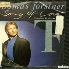 Discos de vinilo: THOMAS FORSTNER / COUNTDOWN G.T.O. - SONG OF LOVE (7”, SINGLE). Lote 365099711
