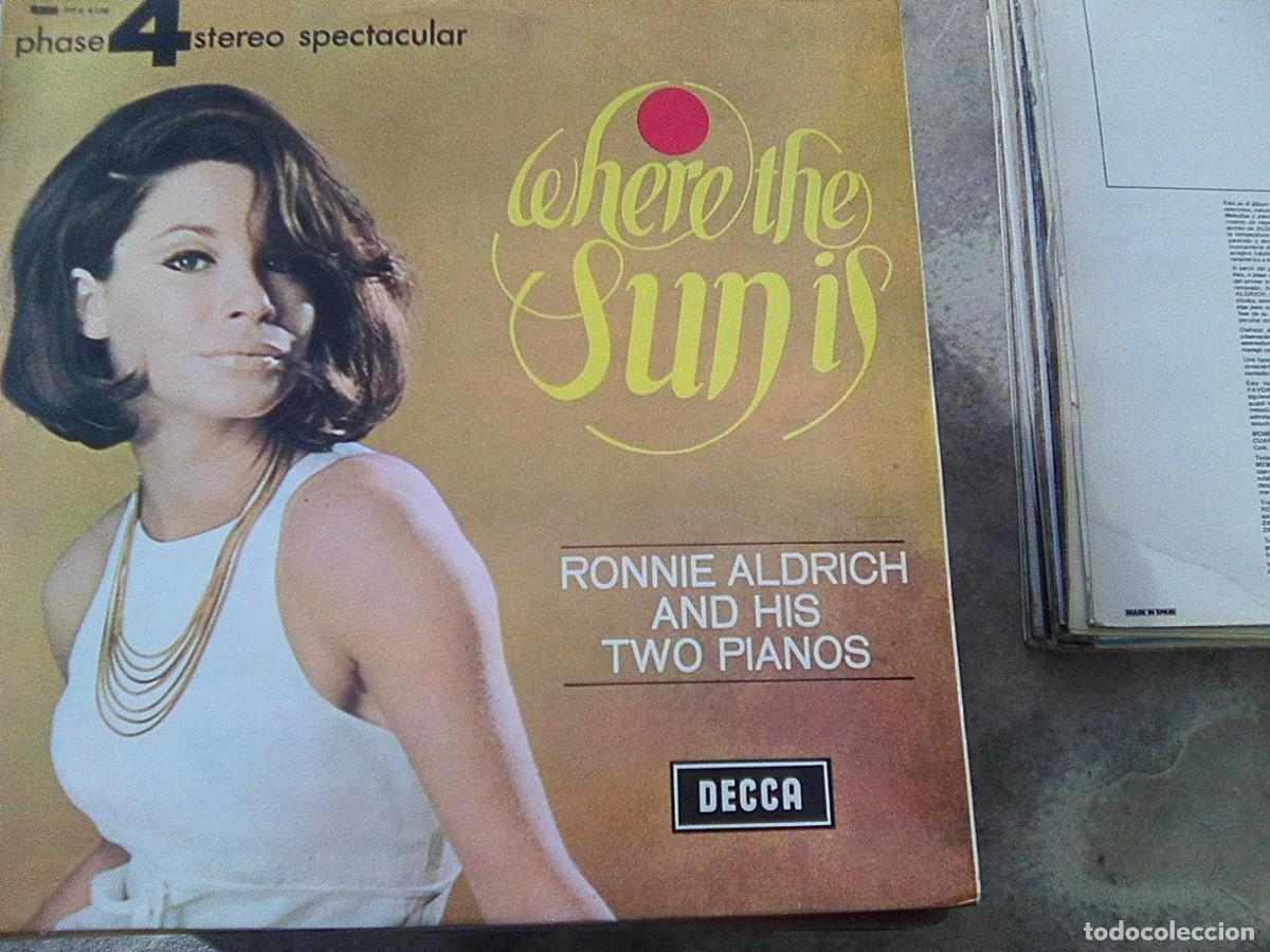 Discos de vinilo: Ronnie Aldrich - Where The Sun (Decca, 1966) - Foto 1