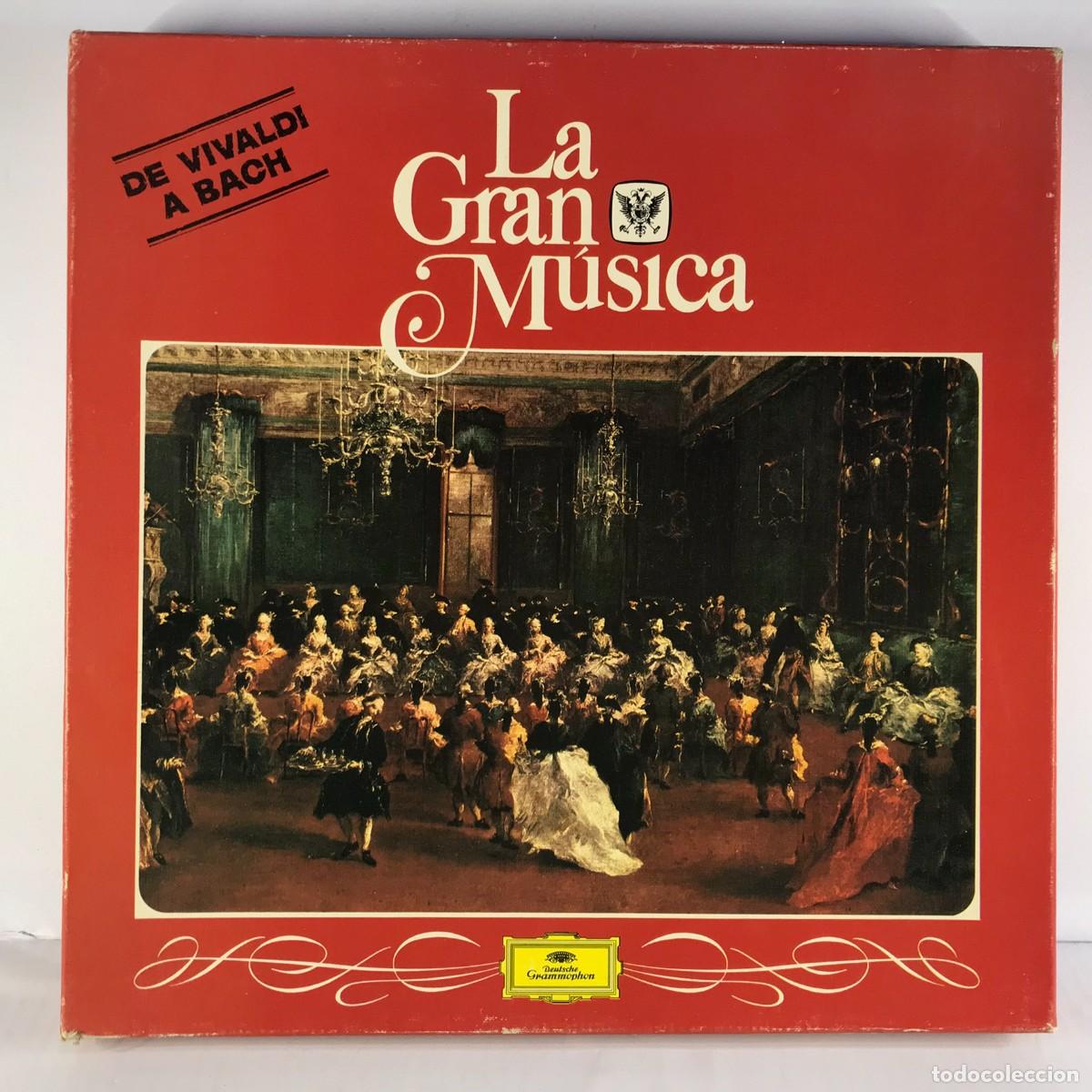 Discos de vinilo: La Gran M&uacute;sica ● De Vivaldi A Bach ● 4 x Vinyl, LP, Compilation Box Set - SIN LIBRETO