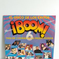Discos de vinilo: BOOM 6 DOBLE LP - EMI ODEON 1990. Lote 365250631