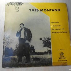 Discos de vinilo: YVES MONTAND, EP, PLANTER CAFÉ + 3, AÑO 1959, ODEON DSOE 16.273. Lote 365255171