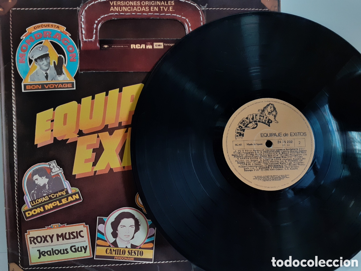 Discos de vinilo: Equipaje de exitos - premier 1980 - Foto 2