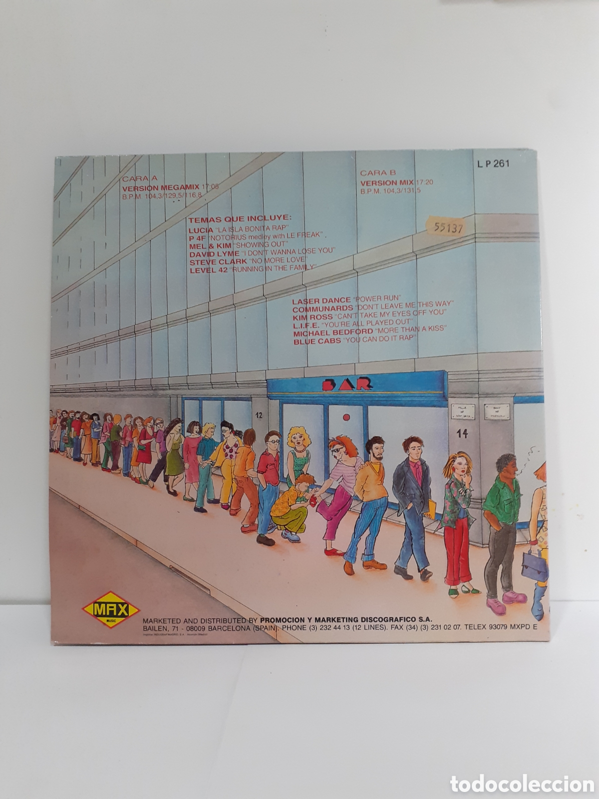Discos de vinilo: Max Mix 5 doble LP - Max music 1987 - Foto 3