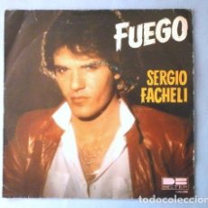 Discos de vinilo: SERGIO FACHELI (SINGLE 1980) FUEGO - VAMONOS A MARTE (VINILO MUY NUEVO). Lote 365301596