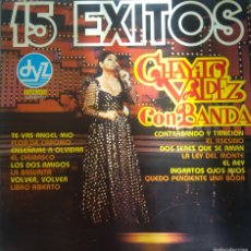 Disques de vinyle: CHAYITO VALDÉZ CON LA BANDA SINAOLENSE LA COSTEÑA - 15 ÉXITOS - RANCHERAS - MÉXICO - YURICO - 1983. Lote 365358521
