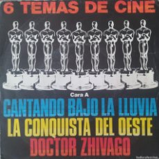 Discos de vinilo: 6 TEMAS DE CINE - CANTANDO BAJO LA LLUVIA/ MARCHA DE EL PUENTE SOBRE EL RÍO KWAI - POLYDOR - 1980. Lote 365435451