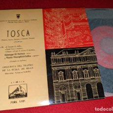 Discos de vinilo: ORQ.SCALA MILAN DIR;SABATA TOSCA DI STEFANO+MENEGHINI-CALLAS EP 7'' 195? ESPAÑA SPAIN EX. Lote 365523726