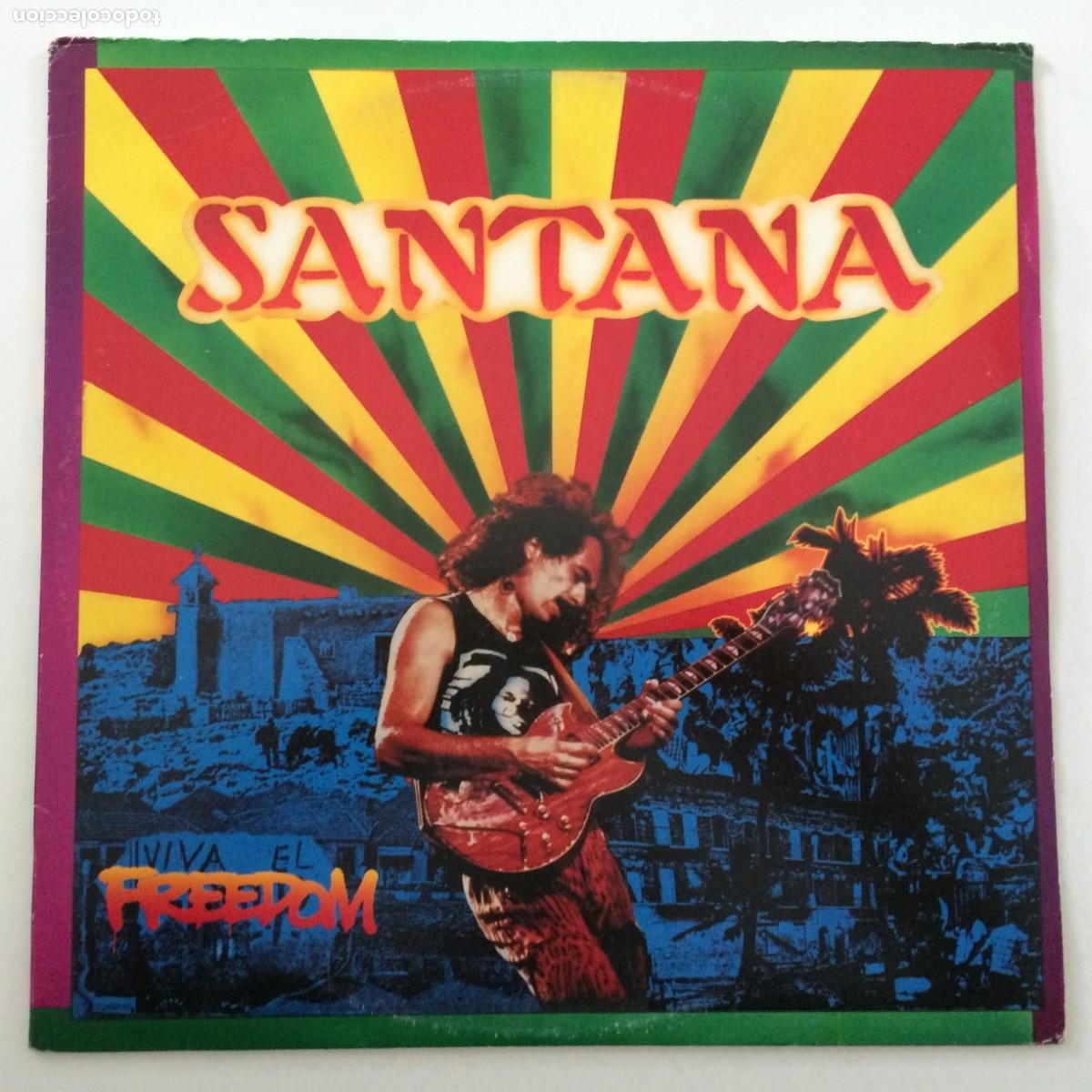 Discos de vinilo: Santana &lrm;&ndash; Freedom , Australia 1987 CBS* - Foto 1