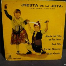 Discos de vinilo: JOTAS - PILAR DE LAS HERAS , JOSE OTO , CECILIO NAVARRO , JESUS GRACIA , - ODEON 1965. Lote 365555441
