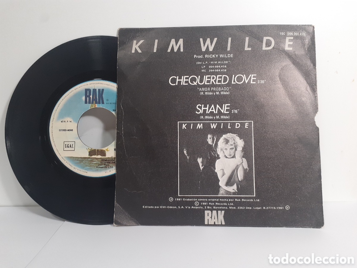 Discos de vinilo: Kim Wilde - rak 1981 - Foto 2