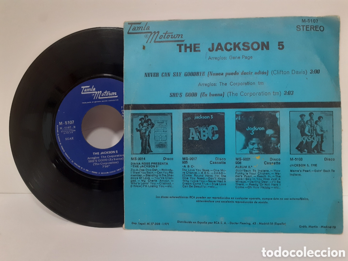 Discos de vinilo: The Jackson 5 - Motoum 1971 - Foto 2