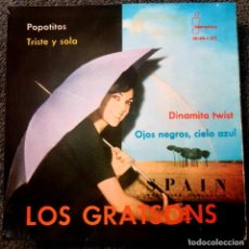 Discos de vinilo: GRATSONS - EP SPAIN 1963- POPOTITOS - DINAMITA TWIST - ROCK AND ROLL EN ESPAÑOL