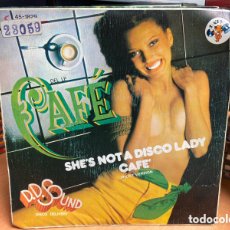 Discos de vinilo: D.D. SOUND DISCO DELIVERY - SHE'S NOT A DISCO LADY / CAFE' (SHORT VERSION) (7”, SINGLE). Lote 365585896