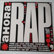 Discos de vinilo: AHORA RAP 2XLP, 1989 INCL TONE LOC,STEREO MC,YOUNG MC,KOOL MOE DEE,. Lote 365591446