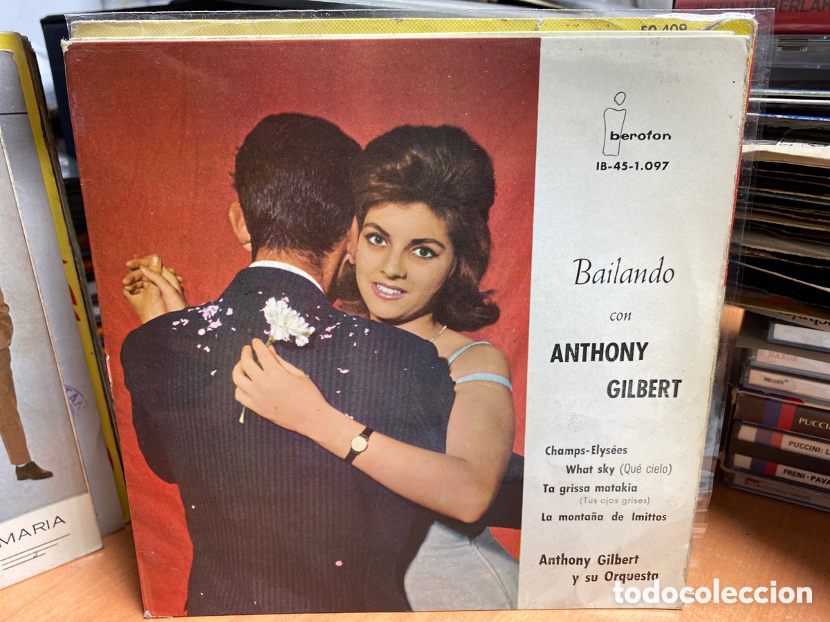 Discos de vinilo: Anthony Gilbert y Su Orquesta - Bailando con Anthony Gilbert (7&rdquo;, EP) - Foto 1