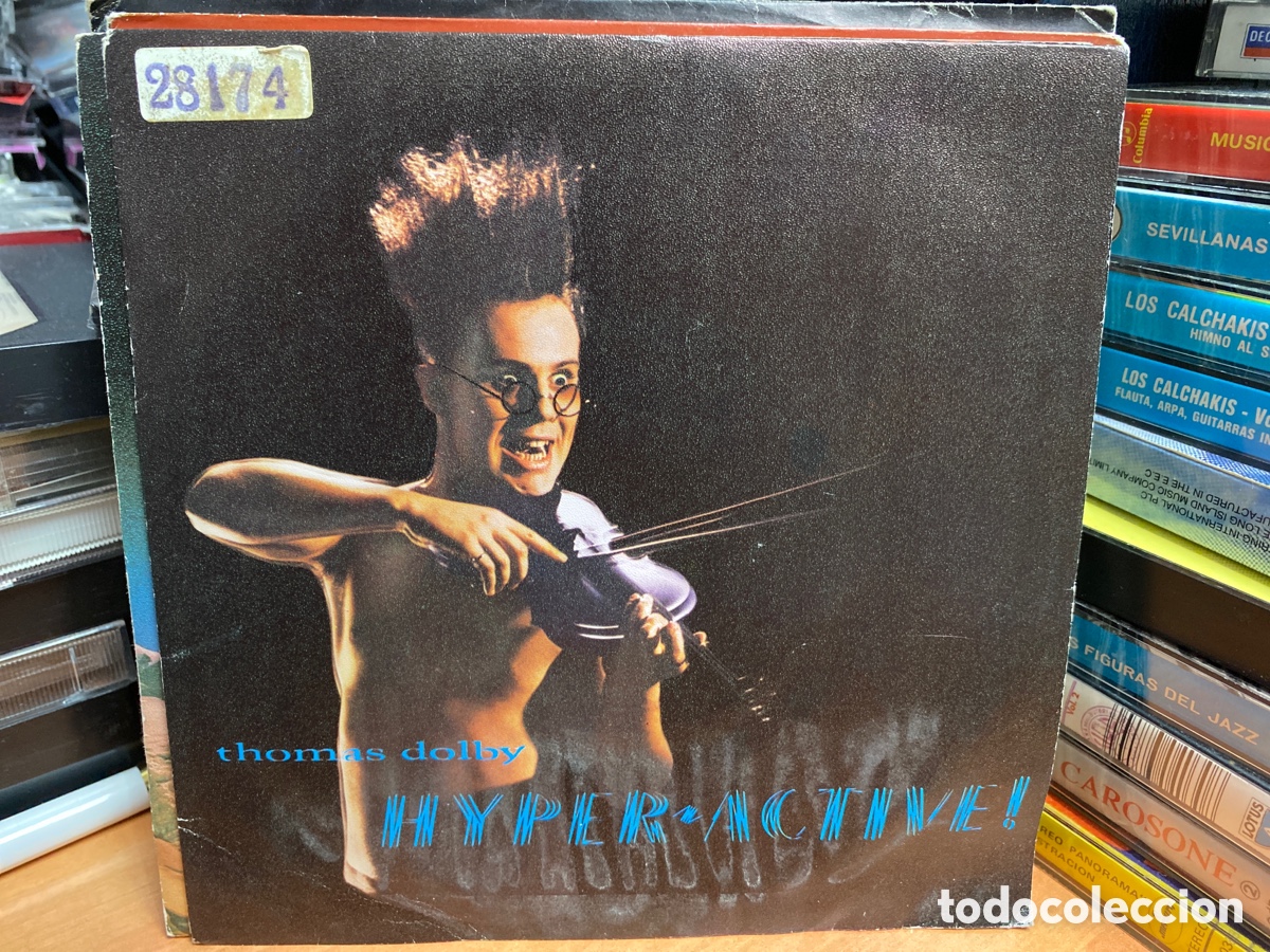 Discos de vinilo: Thomas Dolby - Hyper-active! = Hiperactivo (7&rdquo;, Single, Promo) - Foto 1