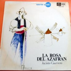 Discos de vinilo: DISCO LP - LA ROSA DEL AZAFRAN - JACINTO GUERRERO - SERIE AZUL - EMI 8.014. Lote 365678971
