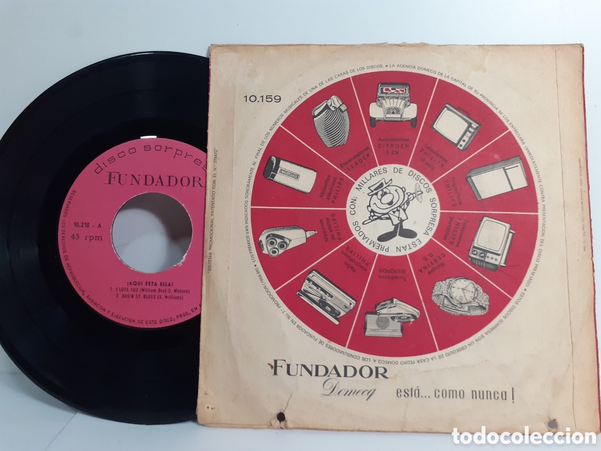 Discos de vinilo: Disco sorpresa Fundador 1971 - Foto 2