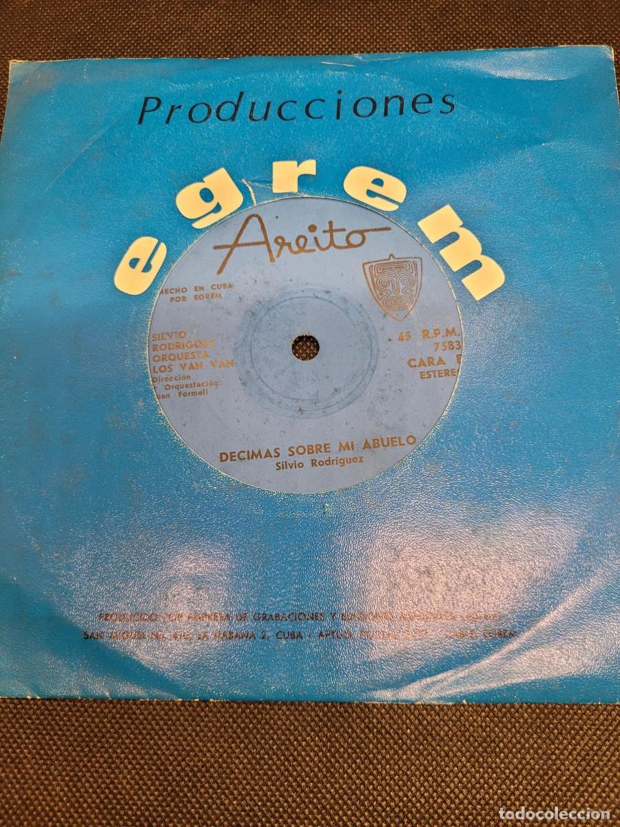 Discos de vinilo: RAREZA Single vinilo de Silvio Rodriguez junto con Los Van Van - Foto 1