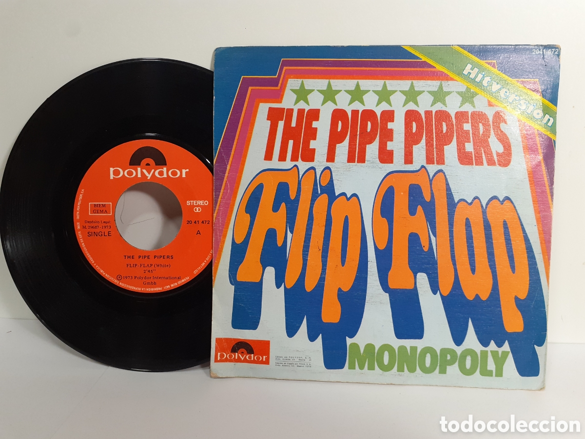 Discos de vinilo: Flip Flap - the pipe pipers - polydor 1973 - Foto 2