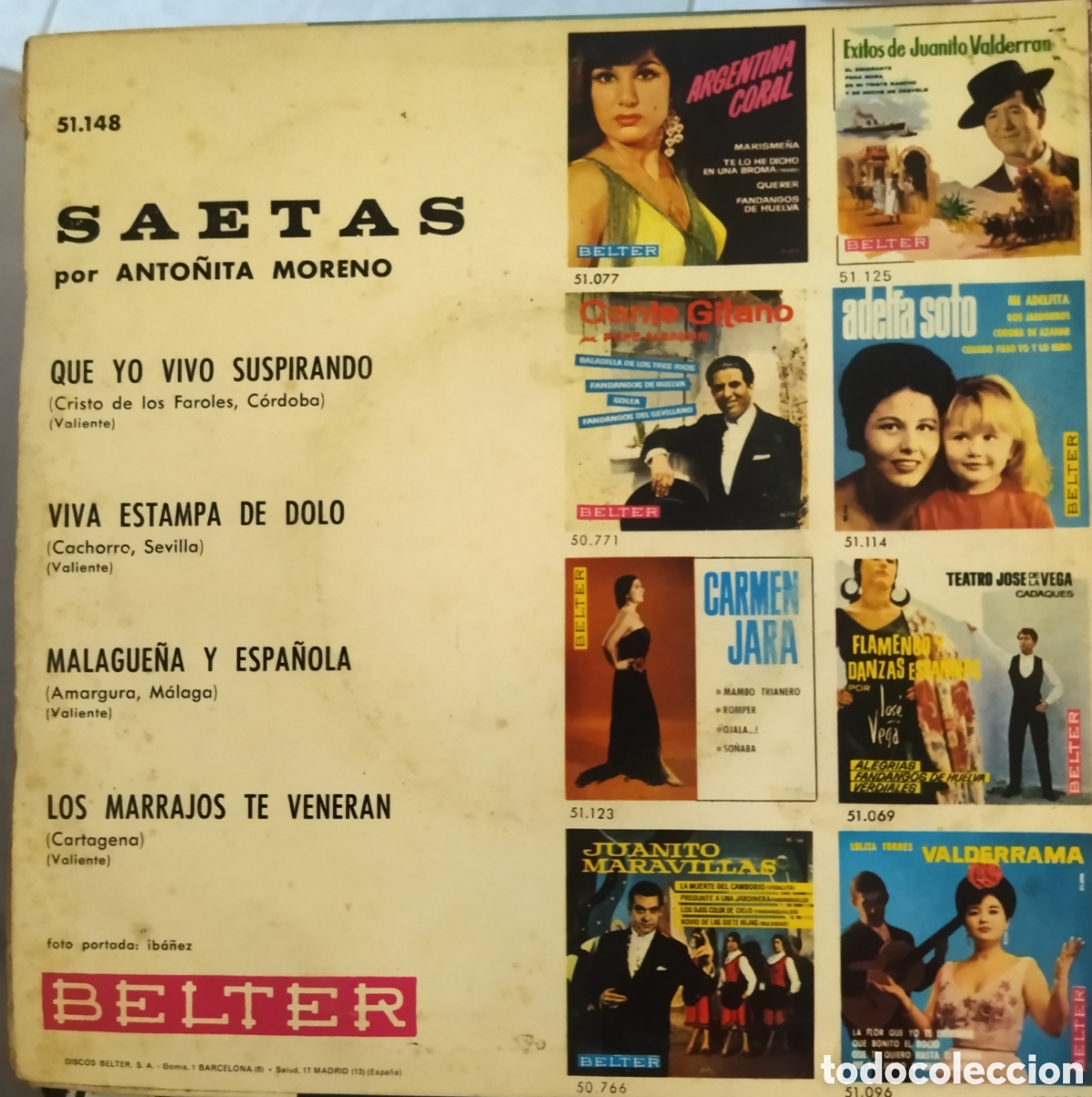 Discos de vinilo: Anto&ntilde;ita Moreno - Foto 2