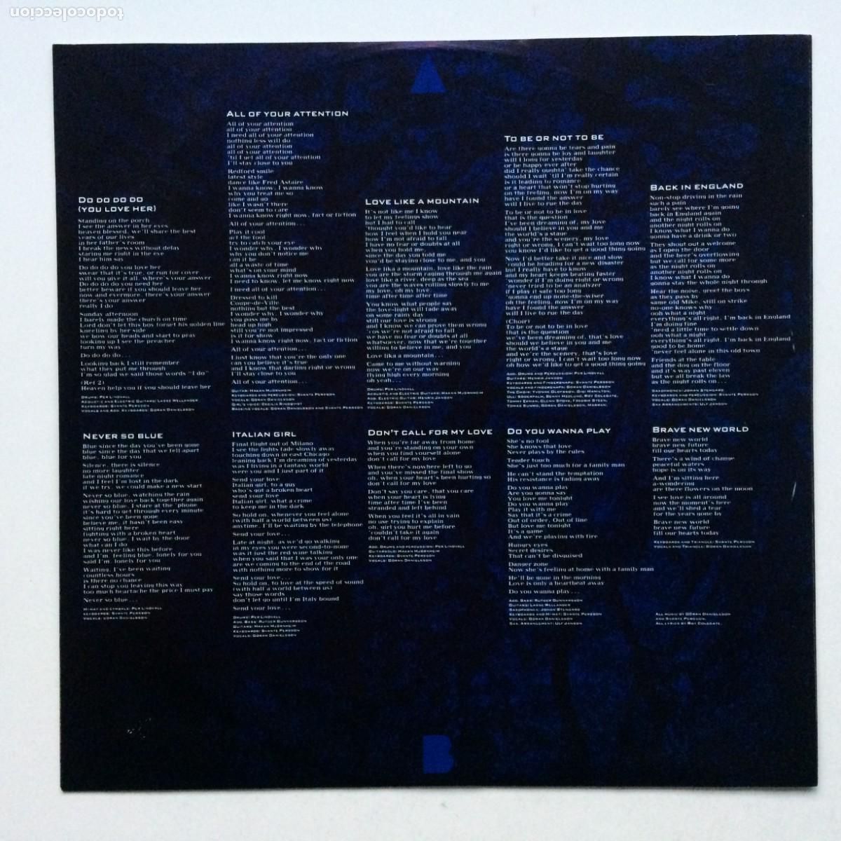 Discos de vinilo: Visitors &lrm;&ndash; Attention , Europe 1987 Virgin - Foto 4