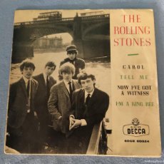 Discos de vinil: SINGLE THE ROLLING STONES CAROL ESPAÑA AÑO 1964. Lote 365725556