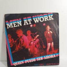 Discos de vinilo: MEN AT WORK - QUIEN PUEDE SER AHORA - CBS 1981. Lote 365727746