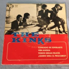 Discos de vinilo: SINGLE THE KINKS CANSADO DE ESPERARTE ESPAÑA AÑO 1965. Lote 365728371