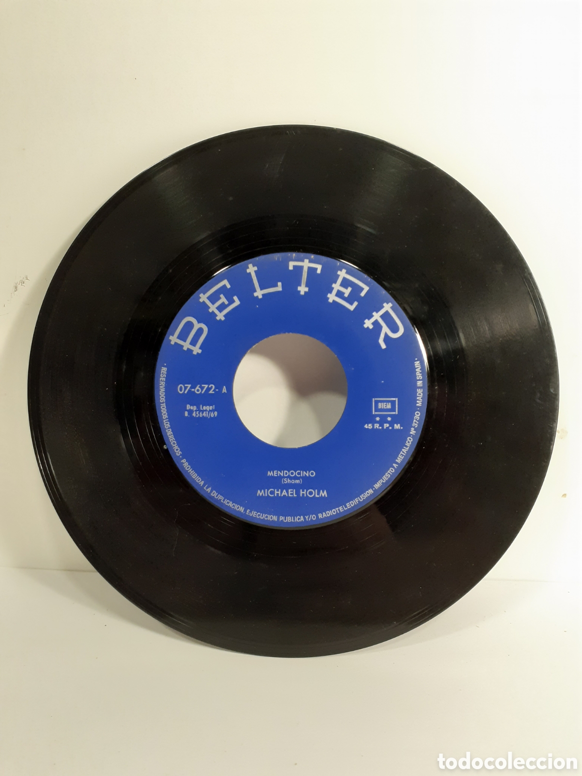 Discos de vinilo: Michael Holm - mendocino - Belter 1969 - Foto 1