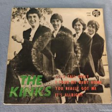 Discos de vinilo: SINGLE THE KINKS YOU REALLY GOT ME ESPAÑA AÑO 1964. Lote 365731666