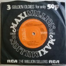 Discos de vinilo: ELVIS PRESLEY: WAY DOWN/ PLEDGING MY LOVE. RCA, UK 1977 SINGLE. Lote 365748086