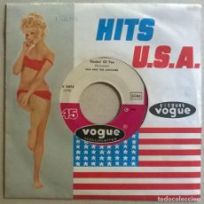 Discos de vinilo: OLA AND THE JANGLERS. LAND OF 1000 DANCES/ THINKIN' OF YOU. VOGUE, GERMANY 1965 SINGLE. Lote 365756046